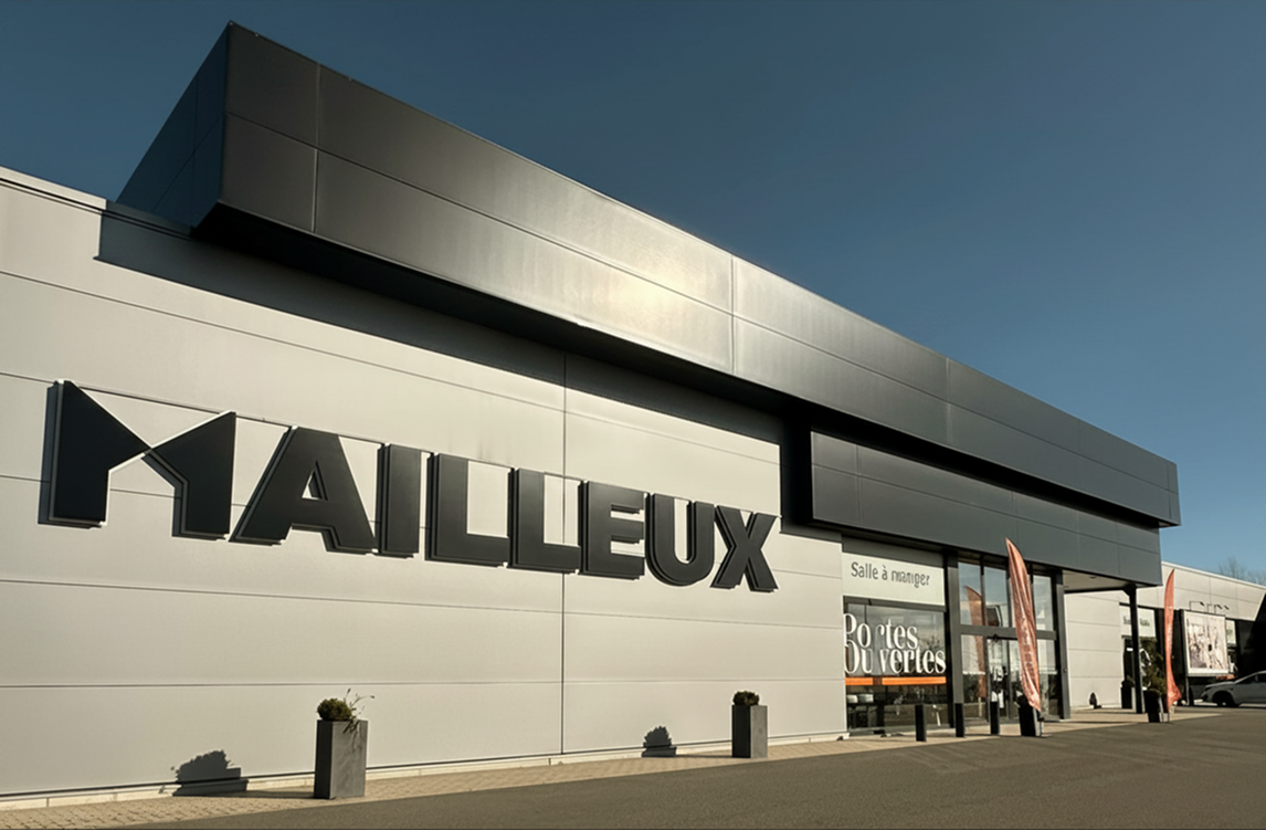 Showroom Mailleux en Belgique pour préparer un projet de décoration intérieure