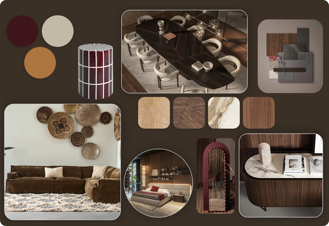 Moodboard personnalisé Mailleux pour trouver son style de décoration intérieure