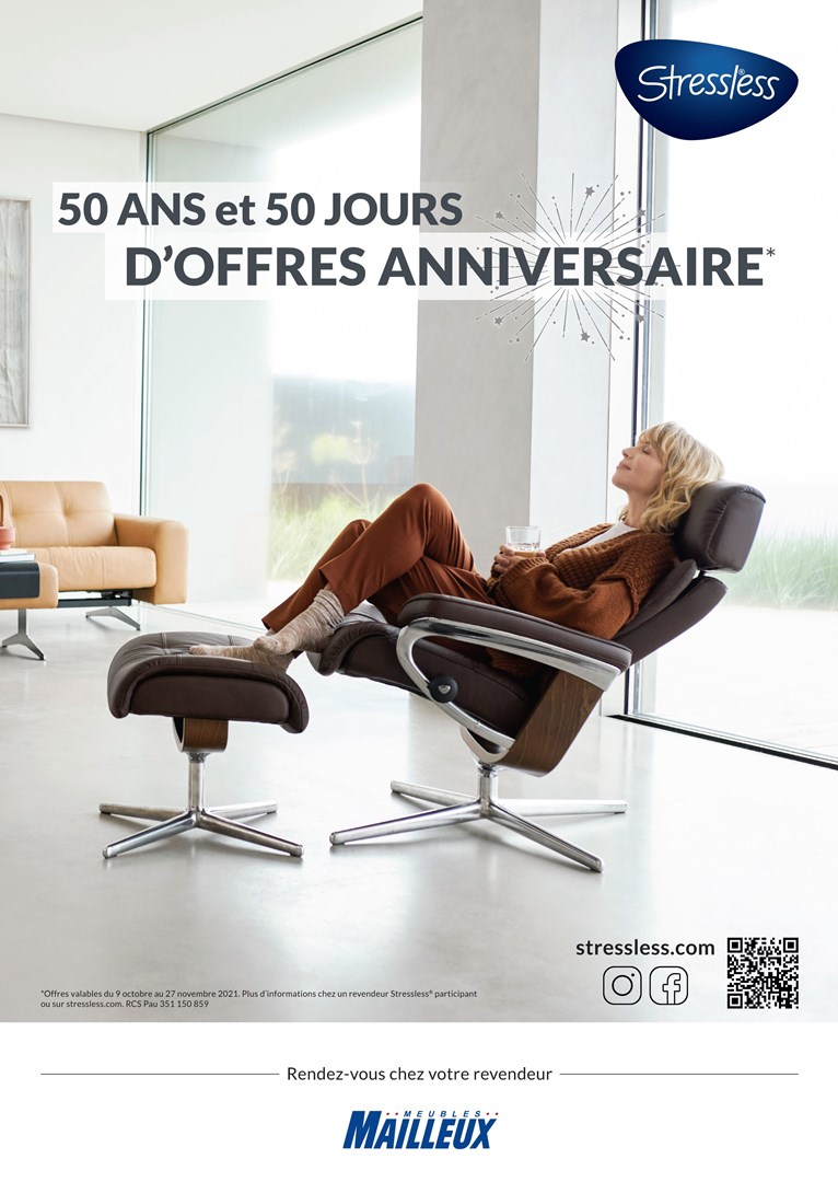 50 ans Stressless