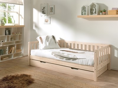 Chambres complètes-Combinaison de chambre d'enfant Fritz 0-milky pine-Vipack-mailleux-1