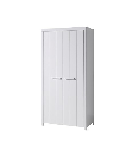 Chambres complètes-Combinaison de chambre d'enfant Erik blanc-Vipack-mailleux-4
