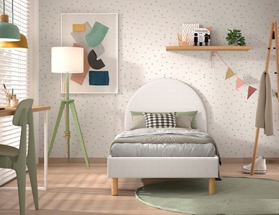 Lit enfant-MOON LIT 90 x 200 cm BOUCLÉ BLANC-Vipack-mailleux-4