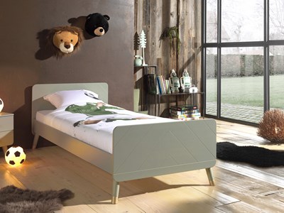 Lit enfant-BILLY LIT 90 x 200 cm OLIVE GREEN-Vipack-mailleux-1