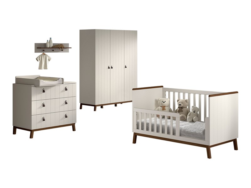 Chambres complètes-Combinaison de chambre d'enfant Sezane 4-clay-Vipack-mailleux-0