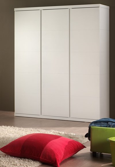 Chambres complètes-Combinaison de chambre d'enfant Lara,Out Of Collection 7-blanc de la collectio-7