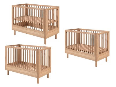 Chambres complètes-Combinaison de chambre d'enfant Forrest Oak 2-chêne-Vipack-mailleux-6