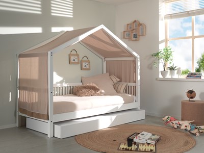 Chambres complètes-Combinaison de chambre d'enfant Forrest Beech hêtre laqué blanc-Vipack-mailleu-1