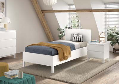Chambres complètes-Combinaison de chambre d'enfant Eva 4-blanc-Vipack-mailleux-1
