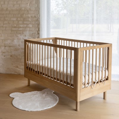 Lit bébé-FORREST LIT BÉBÉJUNIOR 70 x 140 cm CHÊNE-Vipack-mailleux-9