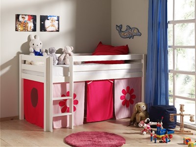 Textile-TEXTILES PINK FLOWER HOUSSE POUR LIT COMPACT PINOSCOTT-Vipack-mailleux-3