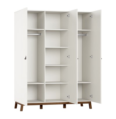 Chambres complètes-Combinaison de chambre d'enfant Sezane 4-clay-Vipack-mailleux-6