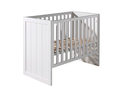 Chambres complètes-Combinaison de chambre d'enfant Erik blanc-Vipack-mailleux-2