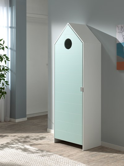 Garde-robe-CASAMI ARMOIRE MINT GREEN-Vipack-mailleux-10