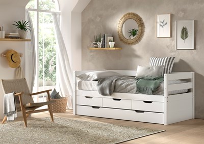 Chambres complètes-Combinaison de chambre d'enfant Margrit 2-blanc-Vipack-mailleux-1