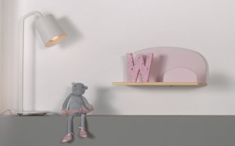 Chambres complètes-Combinaison de chambre d'enfant Kiddy 3-rose-Vipack-mailleux-9