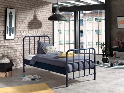 Lit enfant-BRONXX LIT 90 x 200 cm DENIM BLUE-Vipack-mailleux-1