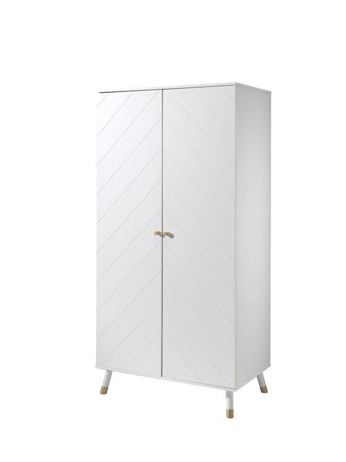 Garde-robe-BILLY ARMOIRE 2 PORTES SATIN WHITE-Vipack-mailleux-0