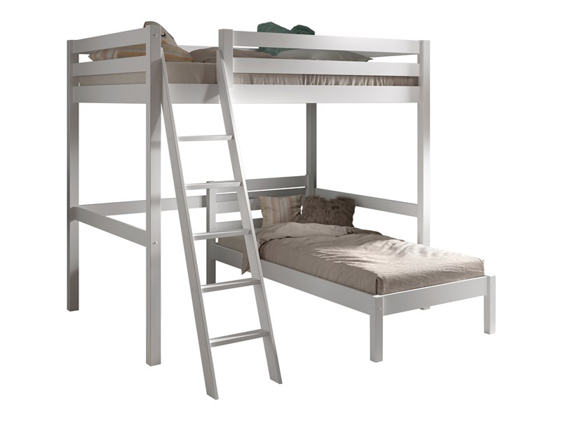 Chambres complètes-Combinaison de chambre d'enfant Pino finition blanc-Vipack-mailleux-0