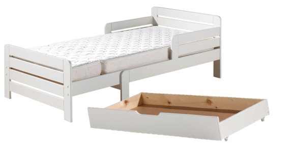 Chambres complètes-Combinaison de chambre d'enfant Jumper blanc-Vipack-mailleux-0