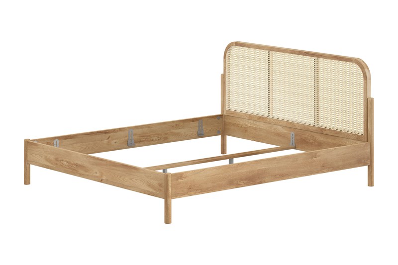 Lit enfant-OLIVE LIT 180 x 200 cm ROTIN CHÊNE-Vipack-mailleux-0