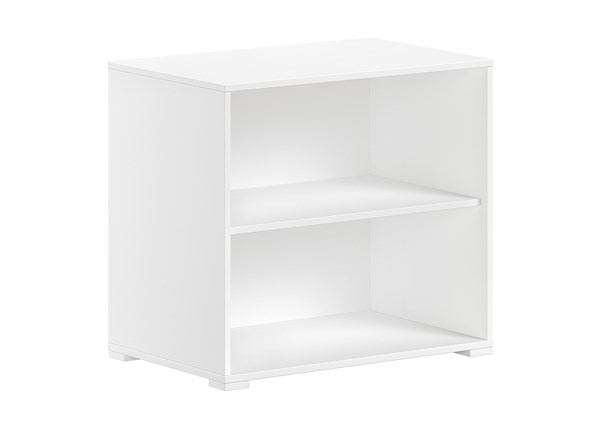 Commode-SAM BIBLIOTHÈQUE POUR LIT POUR MI-HAUTEUR BLANC-Vipack-mailleux-0