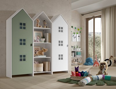 Chambres complètes-Combinaison de chambre d'enfant Casami 0-Vipack-mailleux-1