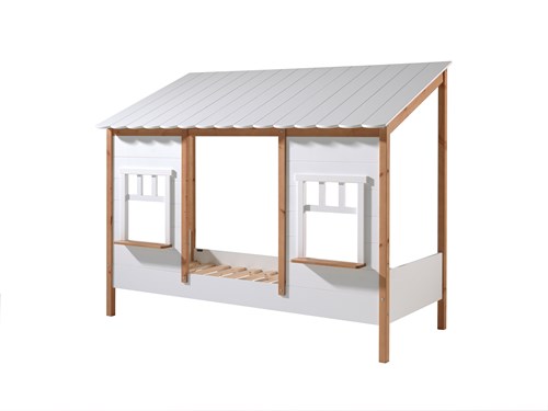Lit enfant-HOUSEBED LIT CABANE (05) 90 x 200 cm BLANC-Vipack-mailleux-0