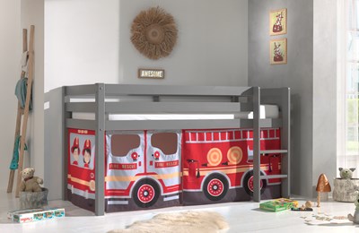 Textile-TEXTILES FIRE TRUCK HOUSSE POUR LIT COMPACT PINOSCOTT-Vipack-mailleux-1