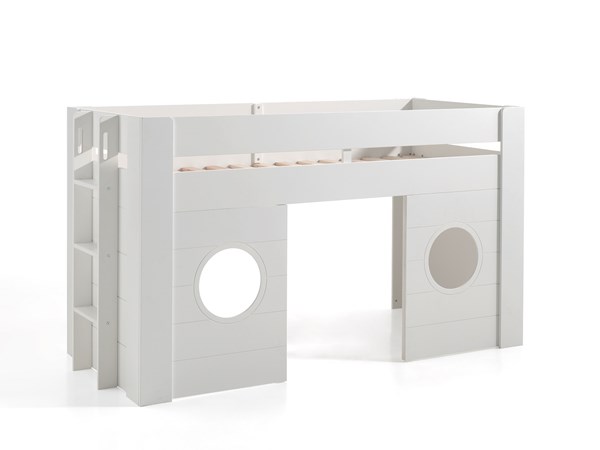 Lit mi-hauteur-FREYA LIT MI-HAUTEUR 90 x 200 cm BLANC-Vipack-mailleux-0