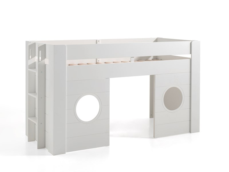 Lit mi-hauteur-FREYA LIT MI-HAUTEUR 90 x 200 cm BLANC-Vipack-mailleux-0