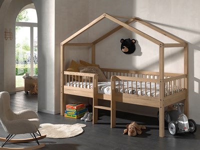 Chambres complètes-Combinaison de chambre d'enfant Forrest Oak chêne-Vipack-mailleux-5