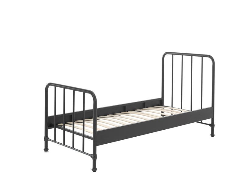 Lit enfant-BRONXX LIT 90 x 200 cm NOIR-Vipack-mailleux-0