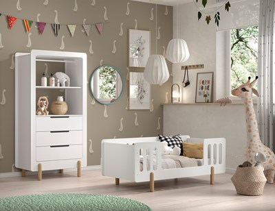 Chambres complètes-Combinaison de chambre d'enfant Smile-Vipack-mailleux-1