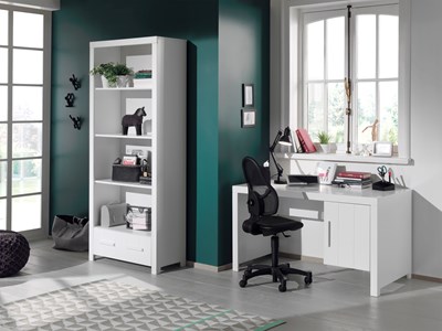 Chambres complètes-Combinaison de chambre d'enfant Erik 0-blanc de la collection erik-Vipack-mail-1