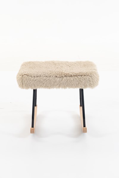Chaise à bascule-ROCKY REPOSE-PIEDS MIKA BEIGE-Vipack-mailleux-2