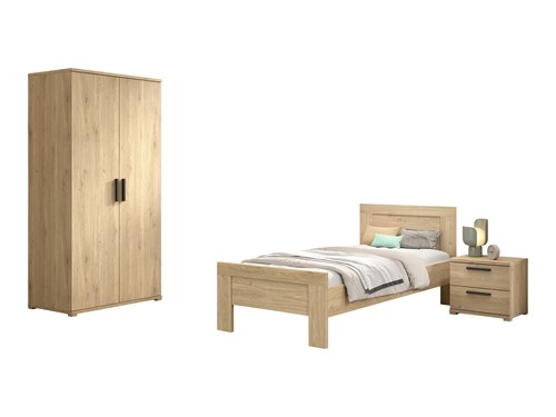 Chambres complètes-Combinaison de chambre d'enfant Sam 2-Vipack-mailleux-0