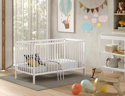 Chambres complètes-Combinaison de chambre d'enfant Dino blanc-Vipack-mailleux-7