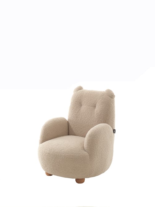 Chaise à bascule-ROCKY SOFA OURS MINI BOUCLÉ DAVIS BEIGE-Vipack-mailleux-0