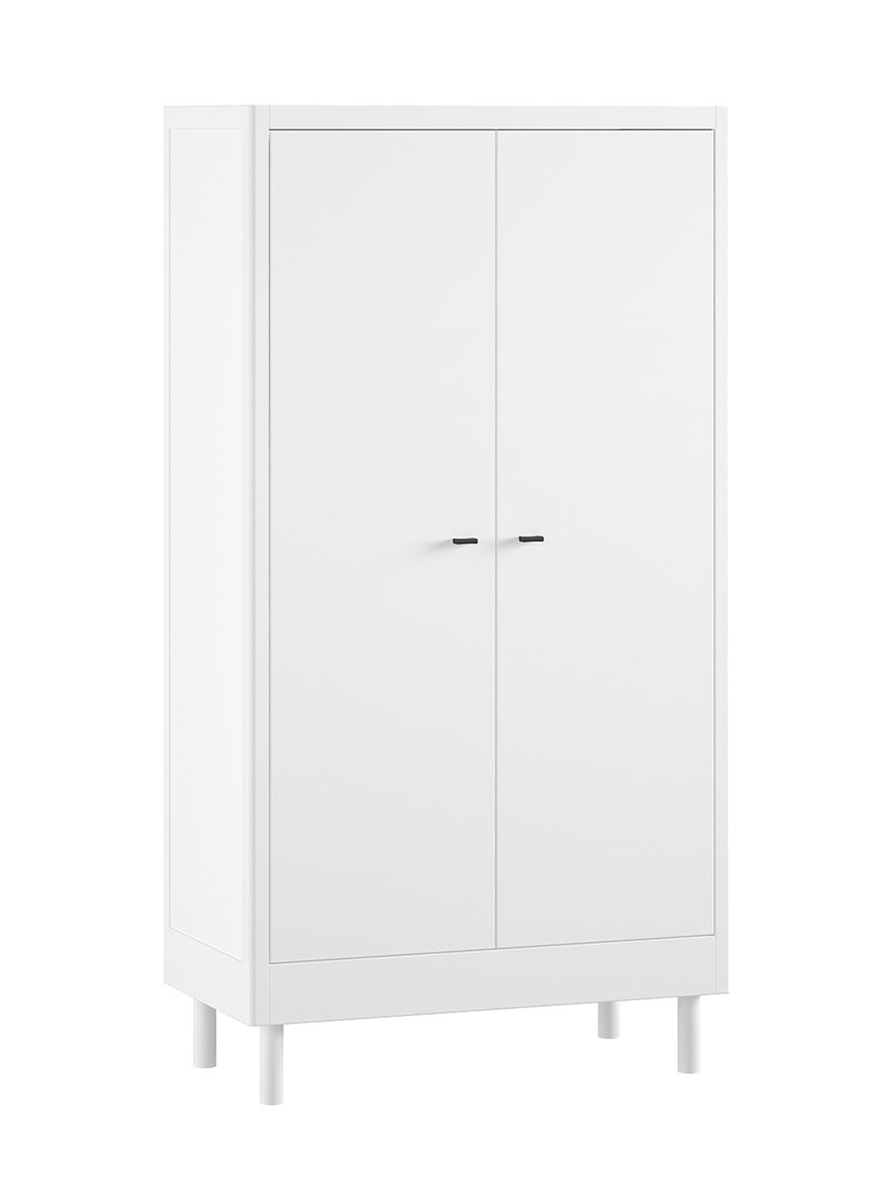 Garde-robe-FORREST ARMOIRE 2 PORTES HÊTRE BLANC-Vipack-mailleux-0
