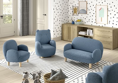 Chaise à bascule-ROCKY SOFA OURS MINI BOUCLÉ DAVIS BLEU-Vipack-mailleux-6