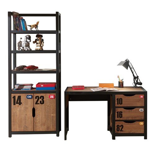 Chambres complètes-Combinaison de chambre d'enfant Alex 2-Vipack-mailleux-0