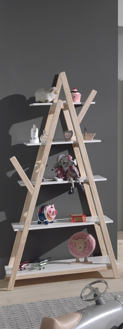 Chambres complètes-Combinaison de chambre d'enfant Kiddy blanc-Vipack-mailleux-13
