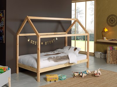 Chambres complètes-Combinaison de chambre d'enfant Dallas,Out Of Collection bois naturel-Vipack-m-1