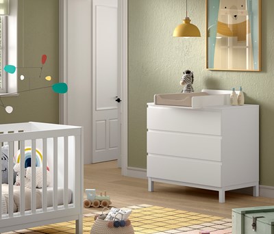Chambres complètes-Combinaison de chambre d'enfant Eva 4-blanc-Vipack-mailleux-9
