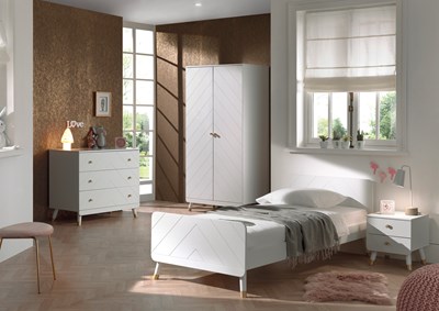 Chambres complètes-Combinaison de chambre d'enfant Billy 4-Vipack-mailleux-1
