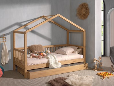 Chambres complètes-Combinaison de chambre d'enfant Forrest Oak chêne-Vipack-mailleux-7