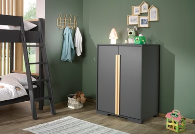 Garde-robe-LONDON ARMOIRE 2 PORTES POUR LDHS9080-Vipack-mailleux-1