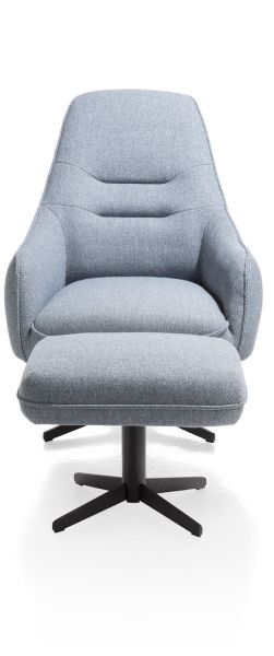 Fauteuils pivotants-Oviedo, pouf-Xooon-mailleux-3