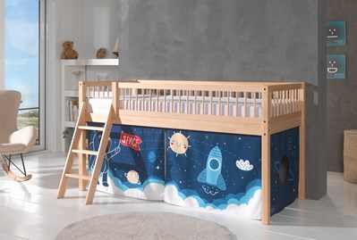 Chambres complètes-Combinaison de chambre d'enfant Forrest Beech hêtre naturel-Vipack-mailleux-1