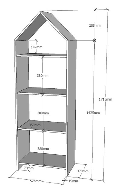Chambres complètes-Combinaison de chambre d'enfant Casami 4-Vipack-mailleux-6